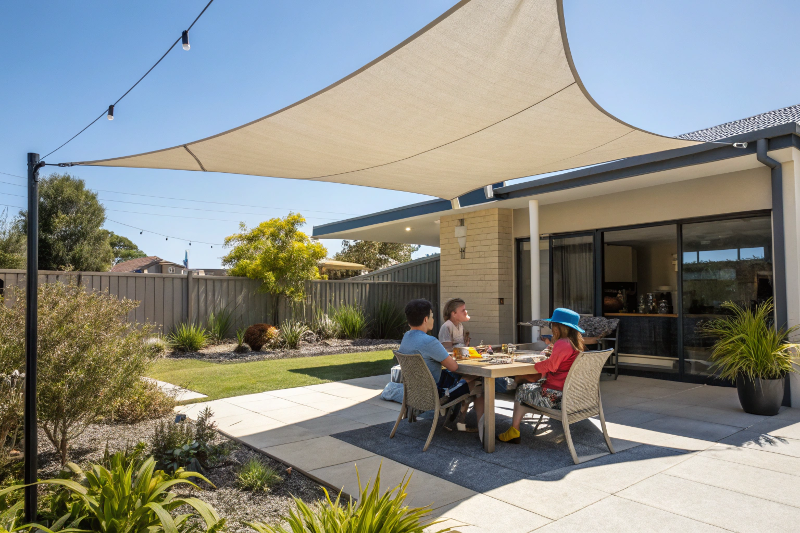 Family enjoying an outdoor <a href=
