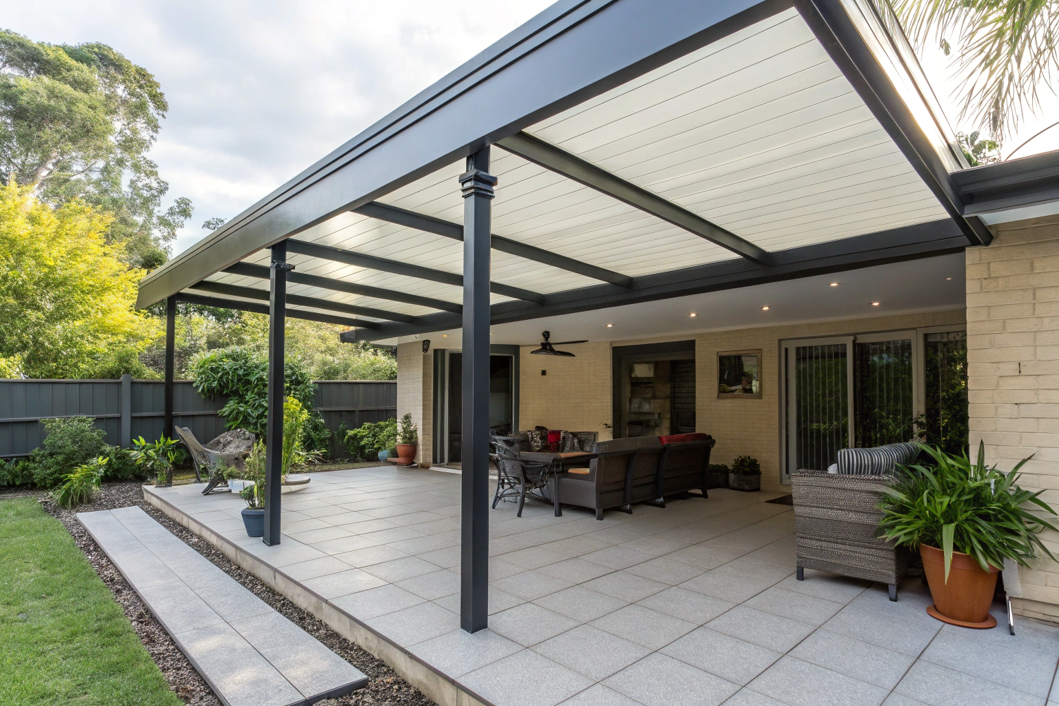 insulated patio roofing installation